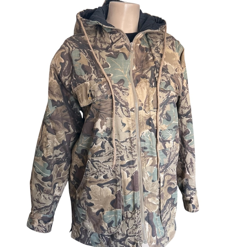 Vintage Ranger Realtree Camo Hunting Jacket Insulated Hooded Utility Parka